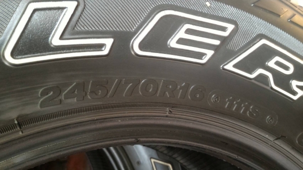 ขายยาง  BS 245 x 70 x 16 AT