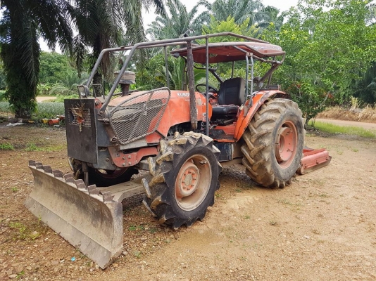 ขาย KUBOTA M9540 ใบดัน +ผาน 3 + เครื่องตัดหญ้า ทะเบียน