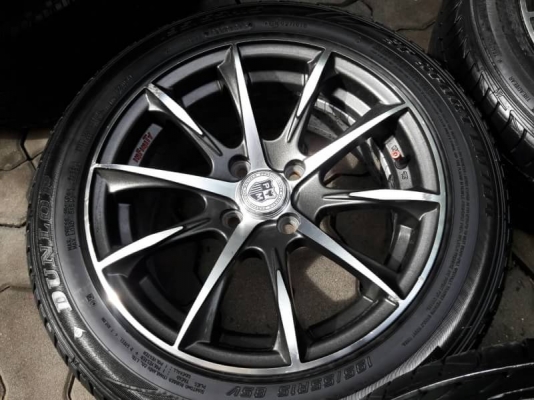 ล้อขอบ15 4รู100 พร้อมยาง195/55/15 ปี15 ชุดล่ะ7,500