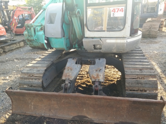 รถแม็คโค KOBELCO SK75UR เก่านอกแท้ ทำงานได้เต็มทุกระบบ เครื่องดี ปั้มดี