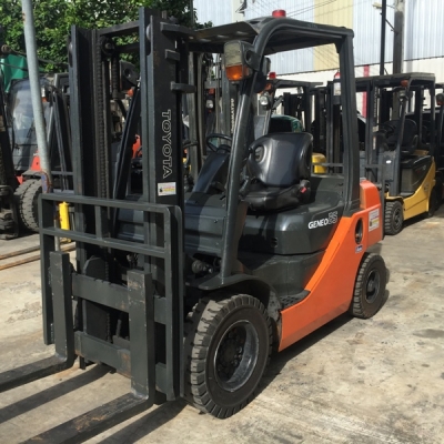 ขายโฟล์คลิฟท์  TOYOTA โตโยต้า 8FD25 2.5ตัน-รุ่น8 เครื่องยนต์ดีเซล เสา3เมตร