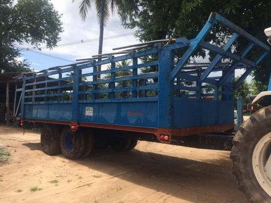 ขายเทรนเลอร์รถไถ ต่อใหม่ไช้งานมา 3 ปี กว้าง 3 เมตร ยาว 8 เมตร ช่วงล่าง 10ล้อ เเชทซีสวย เบรคทิฟฟี่ ไม่เคยล้มทรงดี ได้มารตฐาน Tel. 091-743-0401