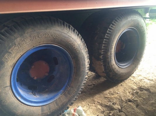 ขายเทรนเลอร์รถไถ ต่อใหม่ไช้งานมา 3 ปี กว้าง 3 เมตร ยาว 8 เมตร ช่วงล่าง 10ล้อ เเชทซีสวย เบรคทิฟฟี่ ไม่เคยล้มทรงดี ได้มารตฐาน Tel. 091-743-0401