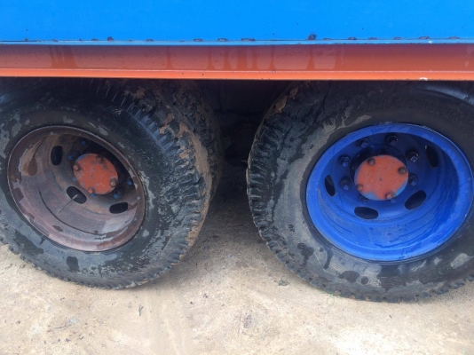 ขายเทรนเลอร์รถไถ ต่อใหม่ไช้งานมา 3 ปี กว้าง 3 เมตร ยาว 8 เมตร ช่วงล่าง 10ล้อ เเชทซีสวย เบรคทิฟฟี่ ไม่เคยล้มทรงดี ได้มารตฐาน Tel. 091-743-0401