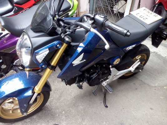 ขาย Honda MSX 125 ปี 57 เครื่องดีเดิมๆ ชุดสีสวยไม่มีรอยล้ม รถวิ่งน้อย กระจกไม่มี กุญแจมีดอกเดียว เล่มพร้อมชุดโอน