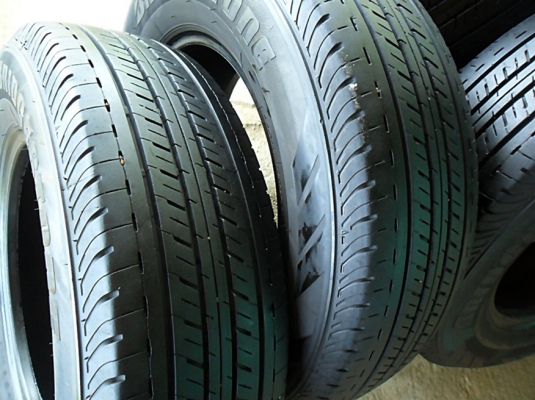 ยางกระบะขอบ15 บริดสโตน215-70-R15ลงพื้นปี14 (4เส้น3,400)