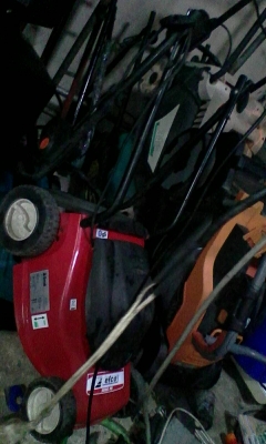 รถตัดหญ้าแบบเข็น