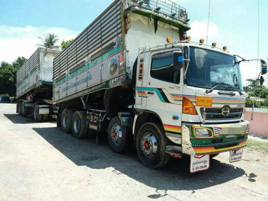 ขาย HINO 320 พ่วงแม่ลูก กระบะเนียมคอกเกษตรดั๊ม อู่ ซุนชัย รถปี 50