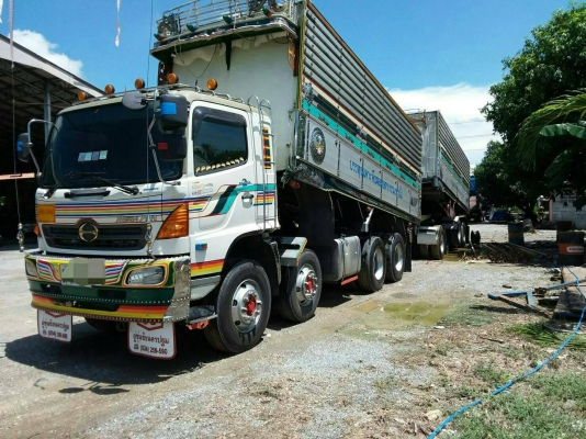 ขาย HINO 320 พ่วงแม่ลูก กระบะเนียมคอกเกษตรดั๊ม อู่ ซุนชัย รถปี 50