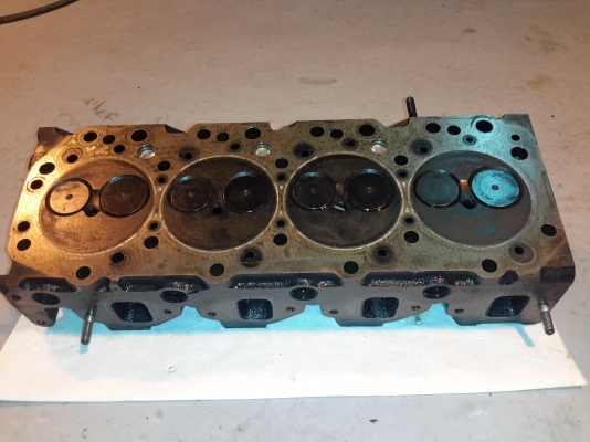 ฝาสูบแท้ถอดจากเครื่อง 4JH1