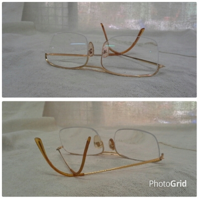 แว่นสายตายาวฟรานซ์โกลด์ฟิลด์ ตัวลึก! Vintage ESSEL handmade in France 19K แว่นสายตายาวฟรานซ์โกลด์ฟิลด์ ตัวลึก! Vintage ESSEL handmade in France 19K