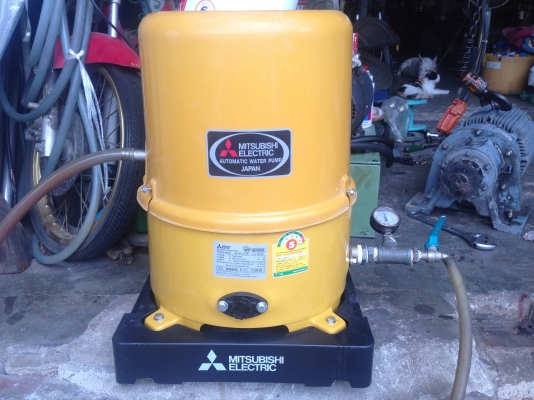 ขายปั้มน้ำอัตโนมัติ Mitsubishi 300W สภาพสวยมาก ผลิตกลางปี 59 ใช้งานมาไม่กี่วัน พร้อมใช้งาน