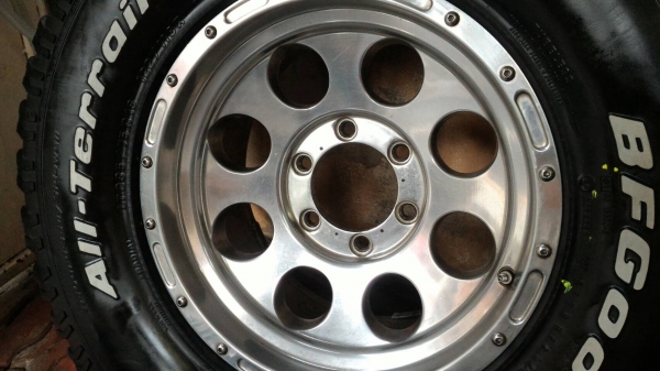 ยาง BF ALL  285 x 75 x 16 พร้อมล้อหยดน้ำแท้  Procomp