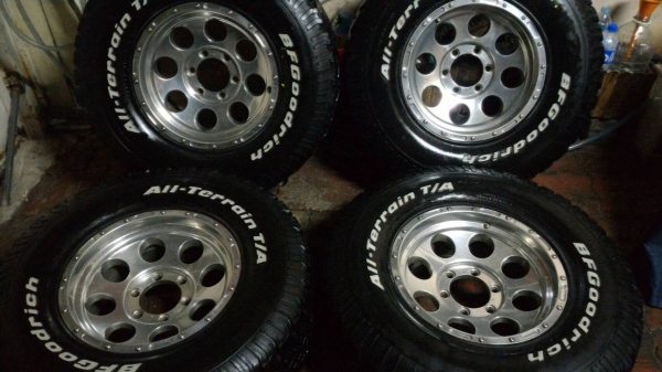 ยาง BF ALL  285 x 75 x 16 พร้อมล้อหยดน้ำแท้  Procomp