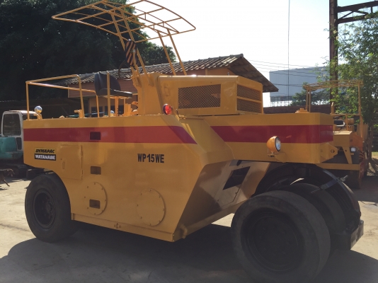 ขายด่วนรถบดล้อยาง7ล้อWATANABE WP15WE ทำสีตรวจเช็คพร้อมใช้งาน เอกสารเล่มทะเบียน