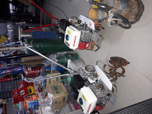 เครื่องพรวนดินเก่าญี่ปุ่น เครื่องยนต์ใหม่6.5แรง