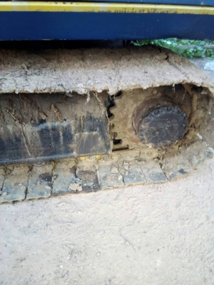 ขายรถขุดแบ็คโค SK120-2 KOBELCO 045ช่วงล่างโซ่ ลูเลอร์ ใหม่ บุงกี๋เอวแน่น