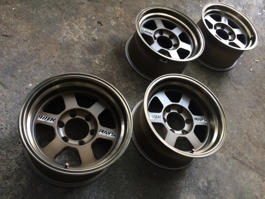 มือ2 ล้อแม็ก TE-37X ก้านใหญ่ ขอบ16 x8 หล่อๆ