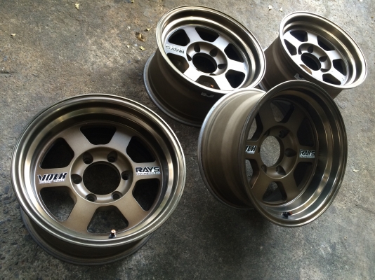 มือ2 ล้อแม็ก TE-37X ก้านใหญ่ ขอบ16 x8 หล่อๆ