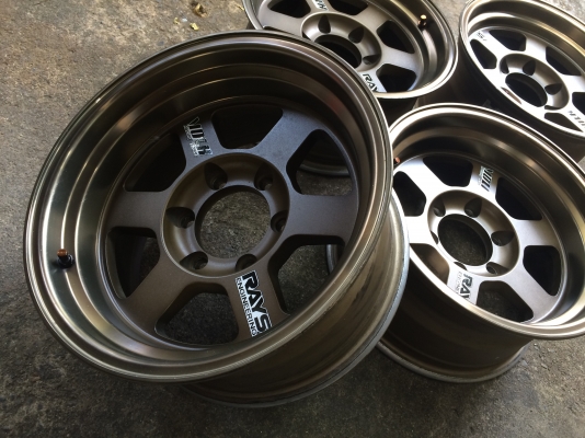 มือ2 ล้อแม็ก TE-37X ก้านใหญ่ ขอบ16 x8 หล่อๆ