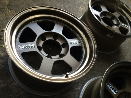 มือ2 ล้อแม็ก TE-37X ก้านใหญ่ ขอบ16 x8 หล่อๆ