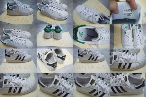 ขายรองเท้าแท้100\% จากUS  adidas stan smith สีเขียว มือหนึ่ง และ adidas superstar มือสอง ไซส์ US6 / UK5.5 / EU38.7 / JP240 (ใครใส่รองเท้าไซส์ 38-38.7 หรือเท้ายาว 24ซม. สามารถใส่ได้)
