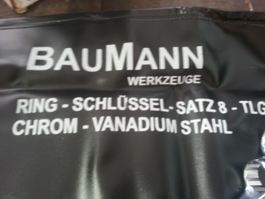 ขายประแจแหวนชุด8ตัวเยอรมัน6-22 mm. BAUMANN GERMANY.