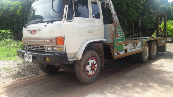 สิบล้อ ฮีโน่ FM176 EH700 สโลส 2เพา ท้ายลาก หางไฮโลริส สภาพดีสวยๆพร้อมใช้ ทะเบียนพร้อมโอน