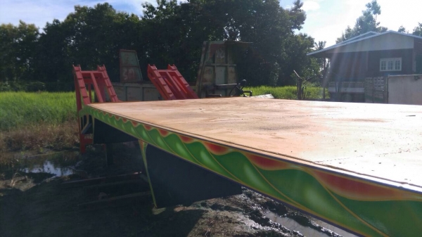 ขายหางเทเลอร์รถเกี่ยวต่อมาใหม่ แชสซีกว้าง 85 ซม ช่วงยาว 6.80 เมตร ขายหางเทเลอร์รถเกี่ยวต่อมาใหม่ แชสซีกว้าง 85 ซม ช่วงยาว 6.80 เมตร