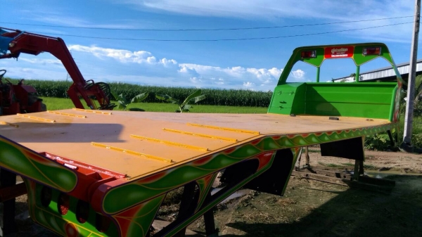 ขายหางเทเลอร์รถเกี่ยวต่อมาใหม่ แชสซีกว้าง 85 ซม ช่วงยาว 6.80 เมตร ขายหางเทเลอร์รถเกี่ยวต่อมาใหม่ แชสซีกว้าง 85 ซม ช่วงยาว 6.80 เมตร