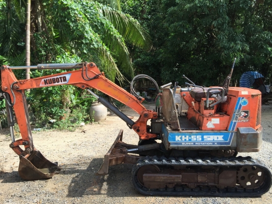 ขายรถขุดเล็ก แบคโครเล็ก kubota kh55 สภาพพร้อมทำงาน