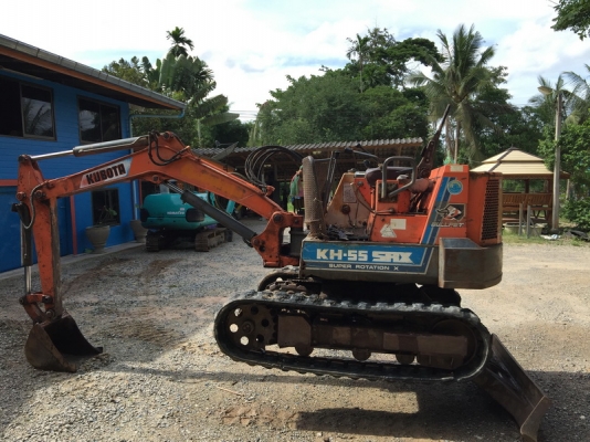 ขายรถขุดเล็ก แบคโครเล็ก kubota kh55 สภาพพร้อมทำงาน