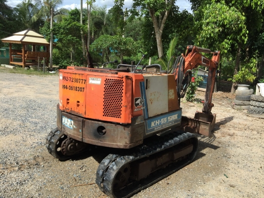 ขายรถขุดเล็ก แบคโครเล็ก kubota kh55 สภาพพร้อมทำงาน