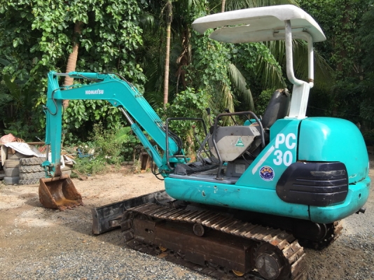 ขายรถขุดเล็ก แบคโครเล็กkomatsu pc30-7สภาพดีพร้อมทำงาน