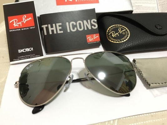 แว่น RayBan RB3025 Aviator Silver mirror 58mm แว่น RayBan RB3025 Aviator Silver mirror 58mm