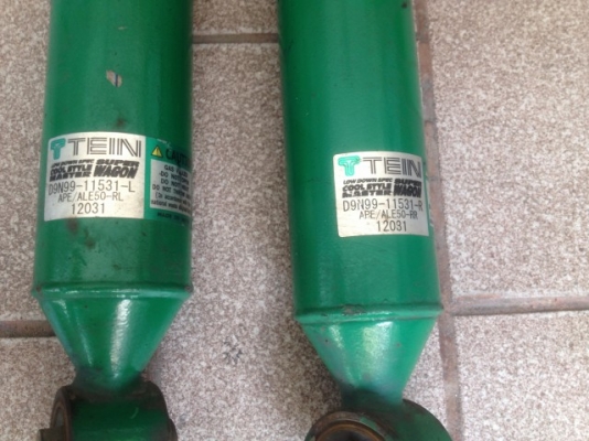 โช้คเเต่ง TEIN ปรับหนืด32ระดับยาว19นิ้วเก่าญี่ปุ่นสภาพสวยเเห้งๆคู่ละ โช้คเเต่ง TEIN ปรับหนืด32ระดับยาว19นิ้วเก่าญี่ปุ่นสภาพสวยเเห้งๆคู่ละ