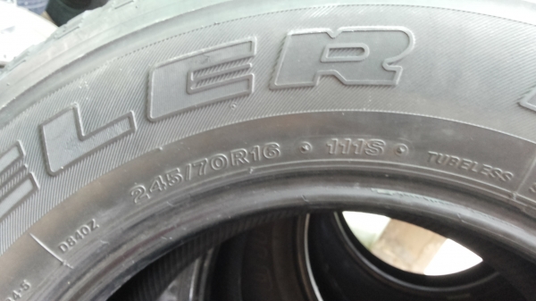 ขายยางกระบะตัวสูง ขอบ 16