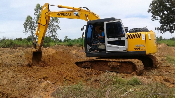 ขาย แบคโฮ HYUNDAI 140LC-7 ปี 2554 รถสวยเดิมทุกอย่าง เอกสารเล่มทะเบียนครบ