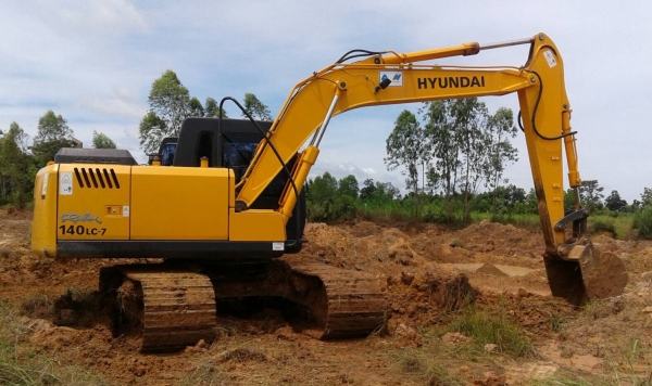 ขาย แบคโฮ HYUNDAI 140LC-7 ปี 2554 รถสวยเดิมทุกอย่าง เอกสารเล่มทะเบียนครบ
