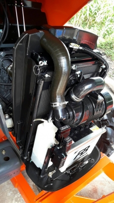 KUBOTA  L 4708 SP (4WD)  2 เพลา   สภาพใหม่สวยๆ   ชั่วโมงใช้   งานน้อย  สีเดิมทั้งคัน  พร้อมชุดใบมีดดันหน้า  โรตารี