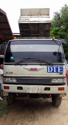 ขายรถบรรทุกสิบล้อดัมพ์ HINO 3M เครื่องเดิม 240 แรง ปี 40 กระบะดัมพ์สามมิตร ทะเบียนพร้อม