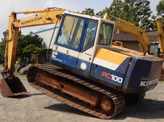 Komatsu PC100-5 เก่าญี่ปุ่นแท้ใช้งานน้อย4000กว่าๆใบใหญ่70