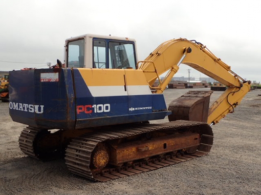 Komatsu PC100-5 เก่าญี่ปุ่นแท้ใช้งานน้อย4000กว่าๆใบใหญ่70