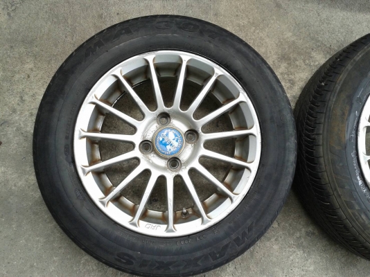 ขอบ14นิ้ว4รู100 พร้อมยาง 4 ล้อ ราคา 4900 บาท