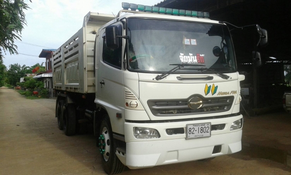 ขายHINO MEGA260 ปี51 สองเพลาดั้ม มีระบบชุดพ่วง สภาพพร้อมใช้สุดๆ
