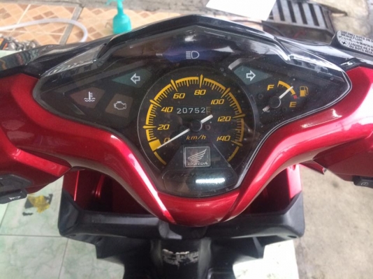 Honda Click 110i สีดำ-แดง หัวฉีดประหยัดน้ำมัน รถปี 2553 Honda Click 110i สีดำ-แดง หัวฉีดประหยัดน้ำมัน รถปี 2553