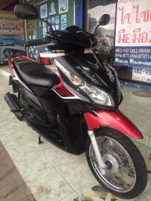 Honda Click 110i สีดำ-แดง หัวฉีดประหยัดน้ำมัน รถปี 2553 Honda Click 110i สีดำ-แดง หัวฉีดประหยัดน้ำมัน รถปี 2553