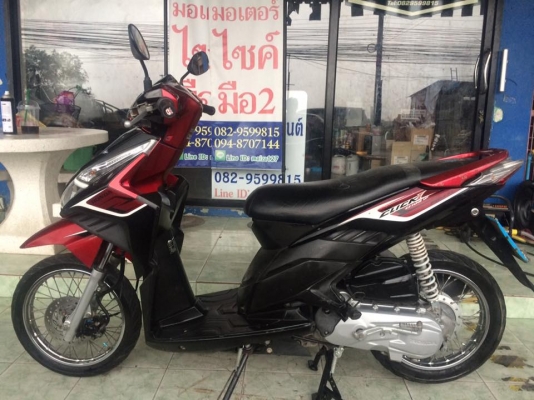 Honda Click 110i สีดำ-แดง หัวฉีดประหยัดน้ำมัน รถปี 2553 Honda Click 110i สีดำ-แดง หัวฉีดประหยัดน้ำมัน รถปี 2553