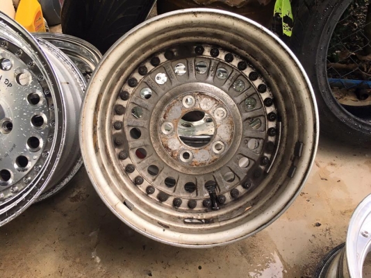 ล้อหยดน้ำ Deerfield 3 ชิ้นแท้ 15x7 ลบ15 5/114 สวยๆ ประมูลญี่ปุ่น
