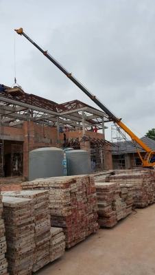 ขายรถเครน 10 ตัน ติดสว่านหัวเจาะ